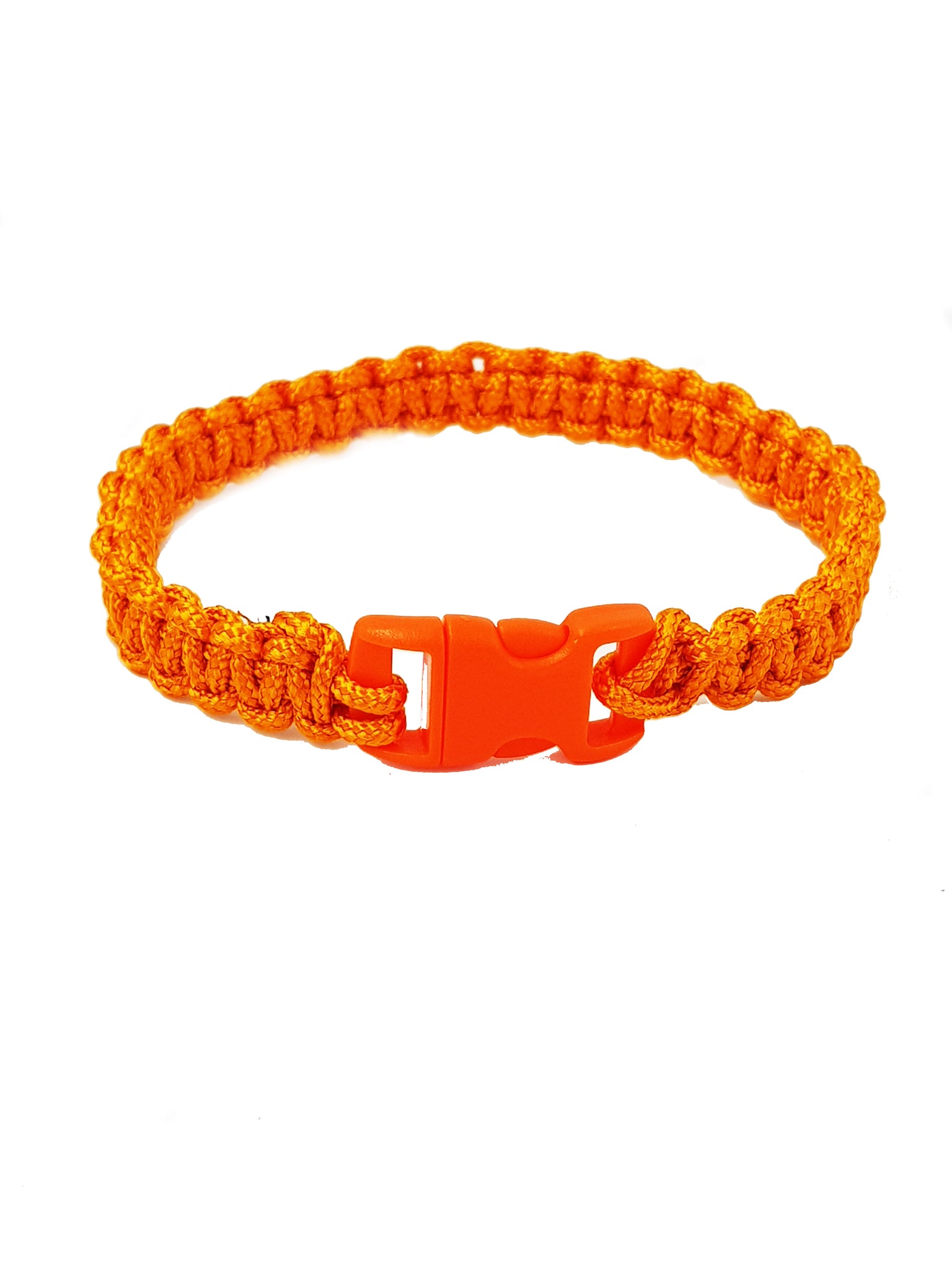 Paracord Armband Orange dünn - "Ich bin ehrlich" - hallokindershop